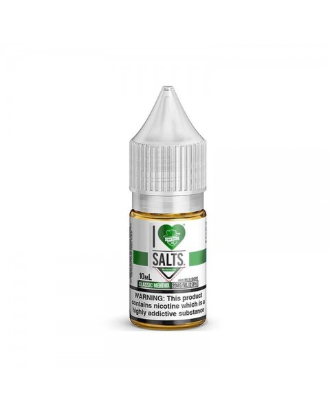 CLASSIC MENTHOL NICOTINE SALT E-LIQUID BY I LOVE SALTS