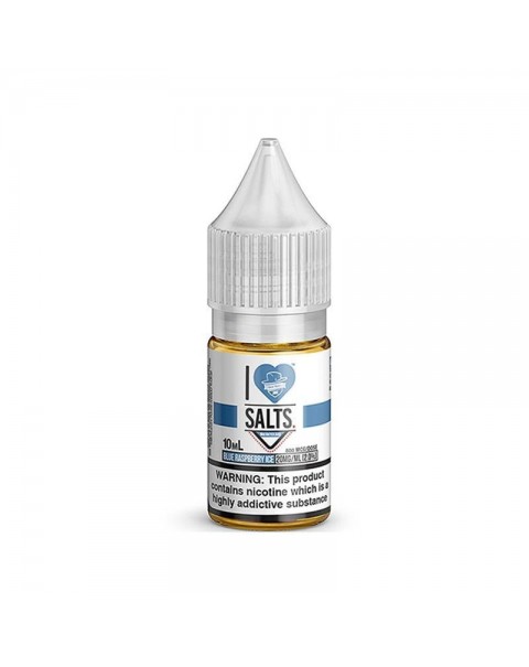 BLUE RASPBERRY ICE NICOTINE SALT E-LIQUID BY I LOVE SALTS