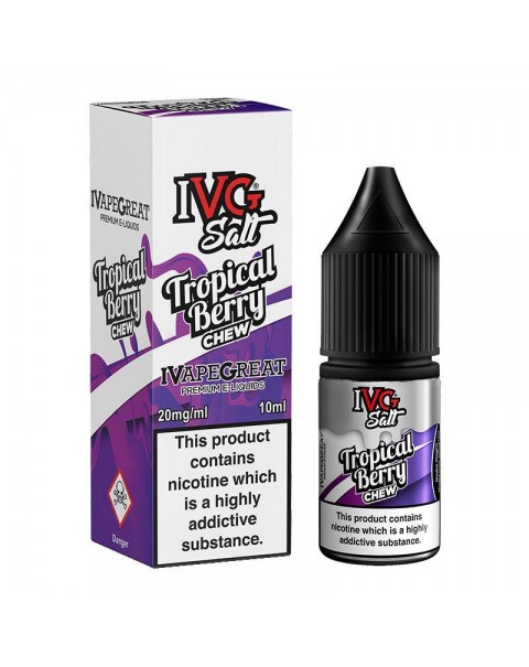 TROPICAL BERRY CHEW NICOTINE SALT E-LIQUID BY I VG SALT