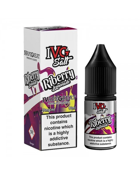 RIBERRY LEMONADE NICOTINE SALT E-LIQUID BY I VG SALT