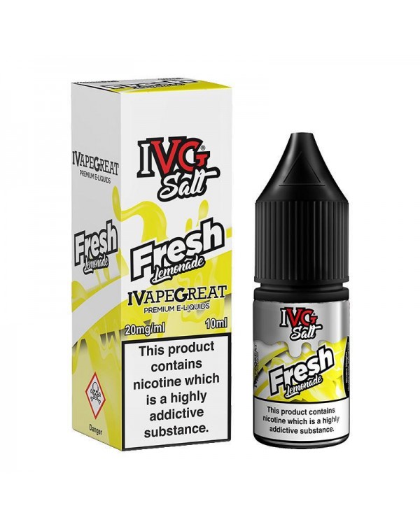 FRESH LEMONADE NICOTINE SALT E-LIQUID BY I VG SALT