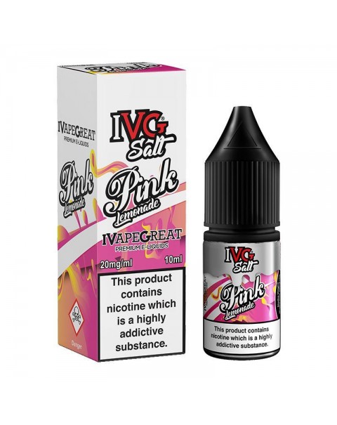 PINK LEMONADE NICOTINE SALT E-LIQUID BY I VG SALT