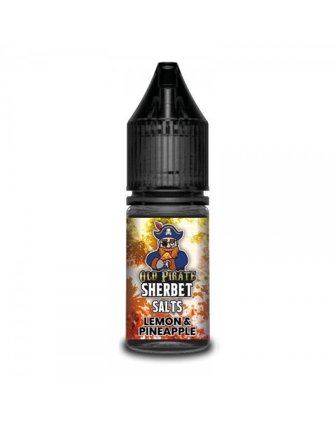 LEMON & PINEAPPLE NICOTINE SALT E-LIQUID BY OLD PIRATE SALTS - SHERBET