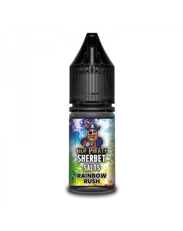 RAINBOW RUSH NICOTINE SALT E-LIQUID BY OLD PIRATE ...