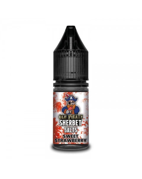 SWEET STRAWBERRY NICOTINE SALT E-LIQUID BY OLD PIRATE SALTS - SHERBET