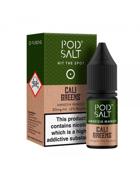 AMNESIA MANGO NICOTINE SALT E-LIQUID BY POD SALT FUSIONS RANGE