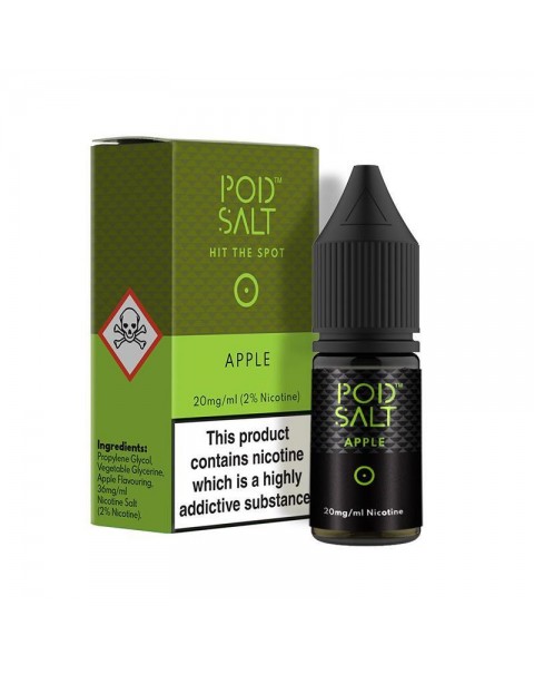 APPLE NICOTINE SALT E-LIQUID BY POD SALT CORE RANGE