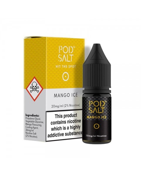 MANGO ICE NICOTINE SALT E-LIQUID BY POD SALT CORE RANGE