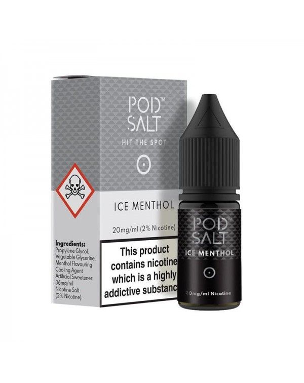 ICE MENTHOL NICOTINE SALT E-LIQUID BY POD SALT COR...