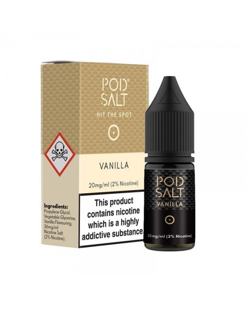 VANILLA NICOTINE SALT E-LIQUID BY POD SALT CORE RANGE