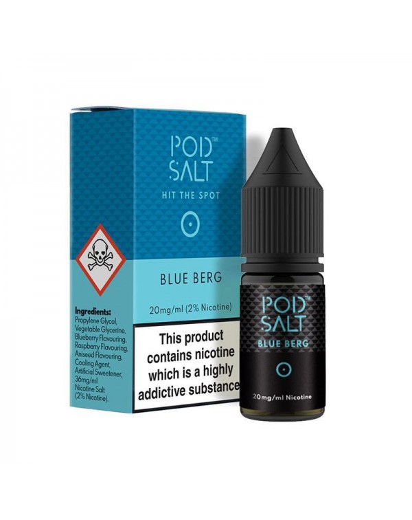 BLUE BERG NICOTINE SALT E-LIQUID BY POD SALT CORE ...