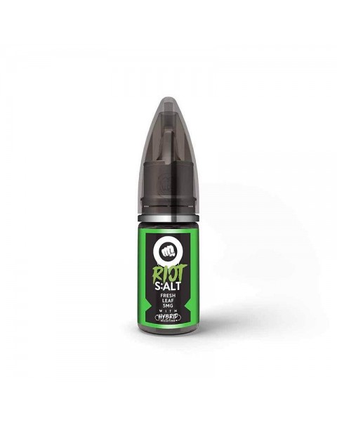 FRESH LEAF HYBRID NICOTINE SALT E-LIQUID BY RIOT S:ALT