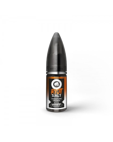 SIGNATURE ORANGE HYBRID NICOTINE SALT E-LIQUID BY RIOT S:ALT