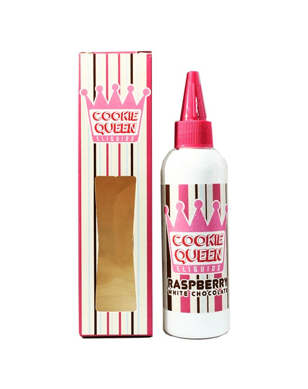 RASPBERRY WHITE CHOCOLATE E LIQUID BY COOKIE QUEEN...