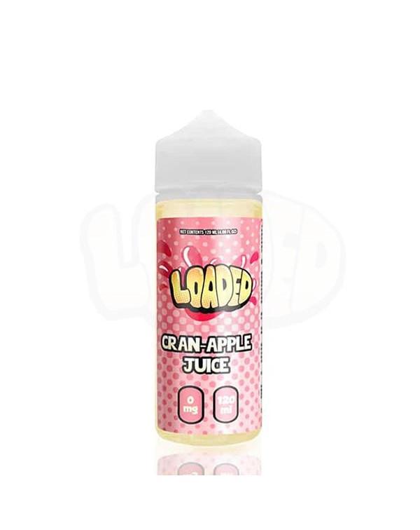 CRANBERRY APPLE JUICE E LIQUID BY LOADED 100ML 70V...