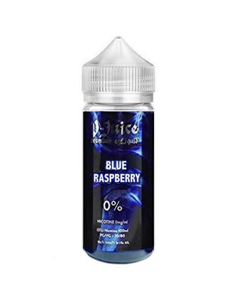 BLUE RASPBERRY E LIQUID BY V JUICE 100ML 80VG