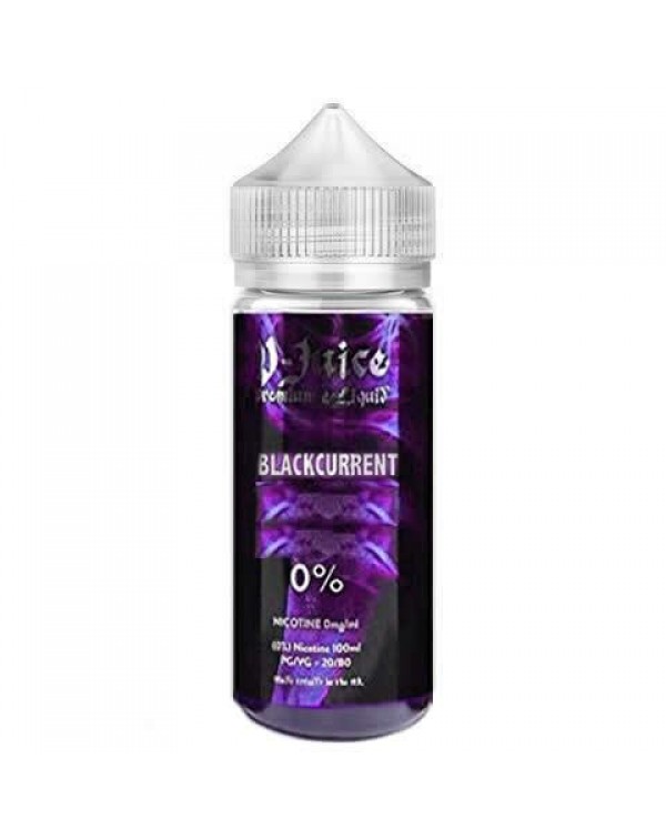 BLACKCURRANT E LIQUID BY V JUICE 100ML 80VG