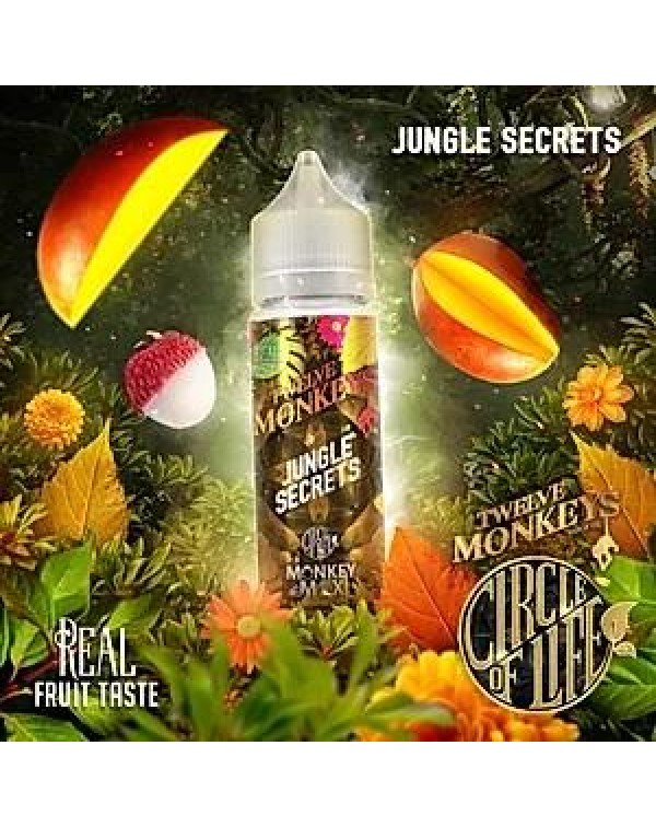 JUNGLE SECRETS E LIQUID BY 12 MONKEYS 50ML 65VG