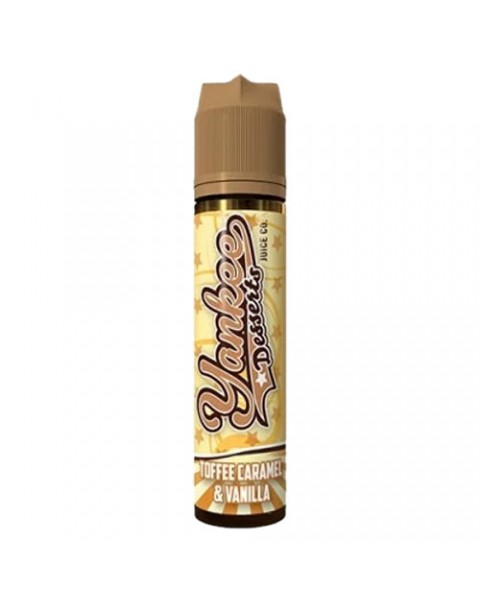 TOFFEE CARAMEL VANILLA E LIQUID BY YANKEE JUICE CO - DESSERTS 100ML 70VG