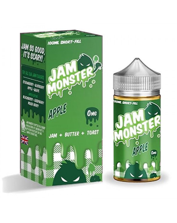 APPLE E LIQUID BY JAM MONSTER 100ML 75VG