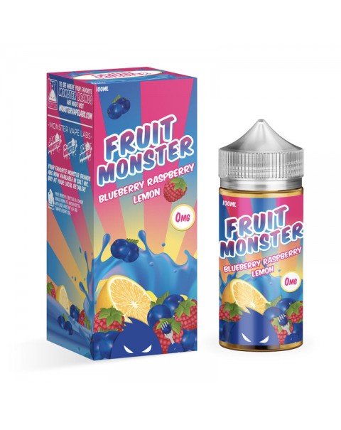 BLUE RASPBERRY LEMON E LIQUID BY  FRUIT MONSTER 100ML 75VG