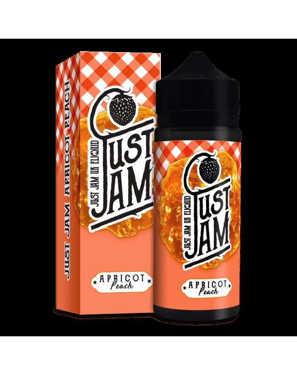 APRICOT PEACH  E LIQUID BY JUST JAM 100ML 80VG