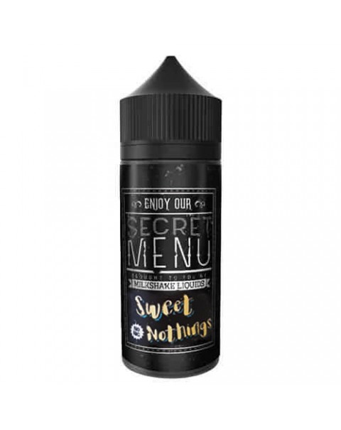 SWEET NOTHING E LIQUID BY SECRET MENU MILKSHAKE LIQUIDS - BLACK MARKET 80ML 70VG