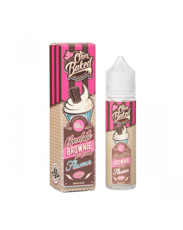 CHOCOLATE BROWNIE ICE CREAM E LIQUID BY OHM BAKED ...