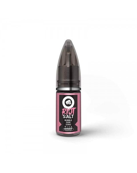 BUBBLE GUN HYBRID NICOTINE SALT E-LIQUID BY RIOT S:ALT