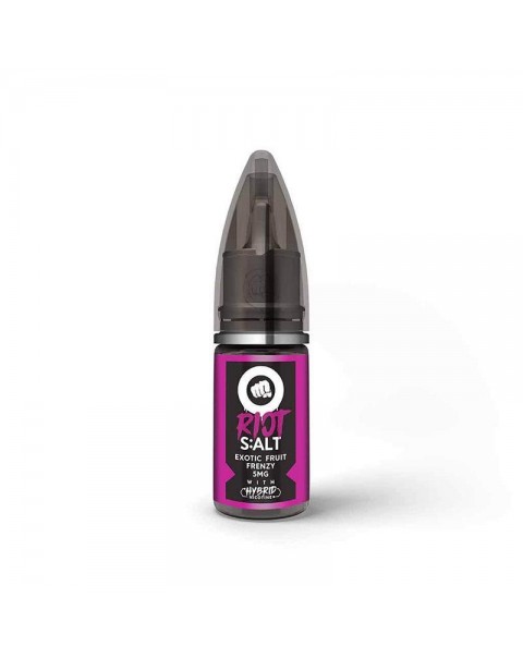 EXOTIC FRUIT FRENZY HYBRID NICOTINE SALT E-LIQUID BY RIOT S:ALT