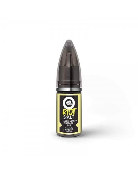 LOADED LEMON CUSTARD HYBRID NICOTINE SALT E-LIQUID BY RIOT S:ALT