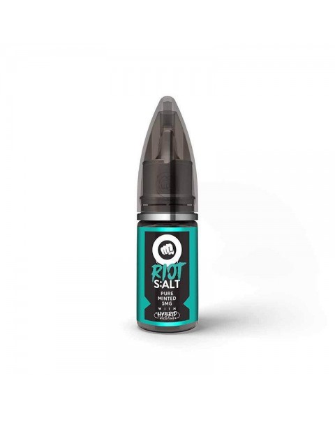 PURE MINTED HYBRID NICOTINE SALT E-LIQUID BY RIOT S:ALT