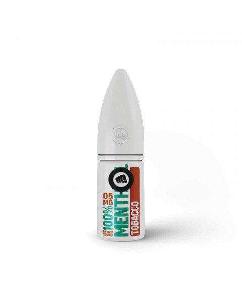 TOBACCO NICOTINE SALT E-LIQUID BY RIOT SQUAD 100% MENTHOL