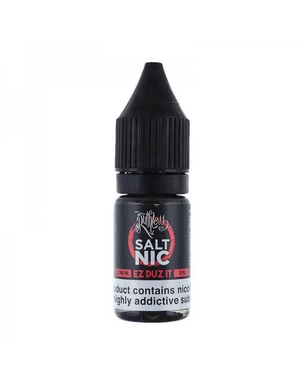 EZ DUZ IT NICOTINE SALT E-LIQUID BY RUTHLESS SALT ...