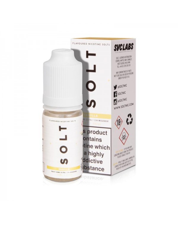 VANILLA NICOTINE SALT E-LIQUID BY SOLT