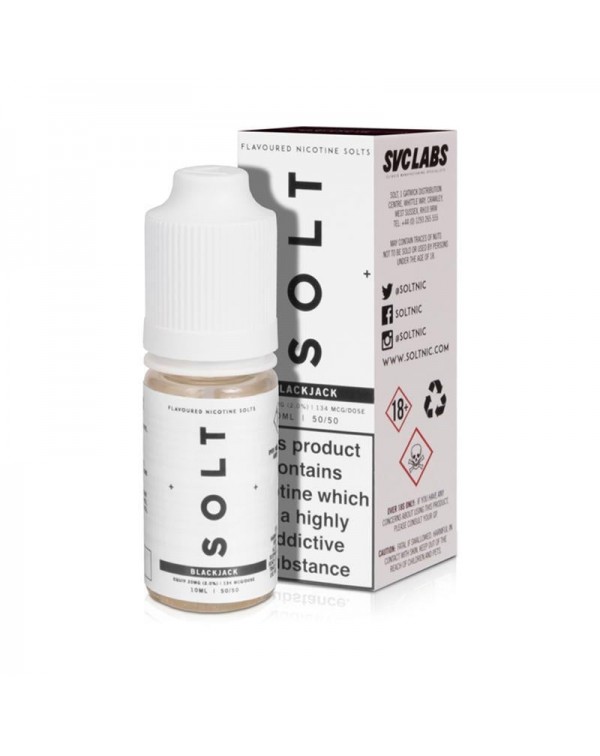 BLACKJACK NICOTINE SALT E-LIQUID BY SOLT