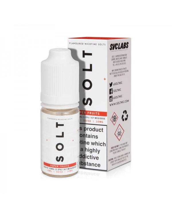 SUPER FRUITS NICOTINE SALT E-LIQUID BY SOLT