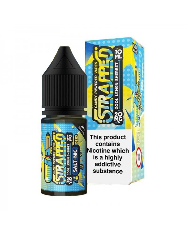 COOL LEMON SHERBET NICOTINE SALT E-LIQUID BY STRAP...