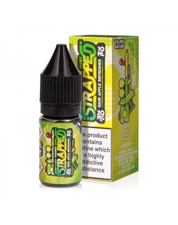 SOUR APPLE REFRESHER NICOTINE SALT E-LIQUID BY STR...