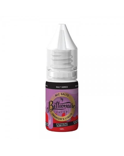 STRAWBERRY BUBBLEGUM NICOTINE SALT E-LIQUID BY BILLIONAIRE JUICE