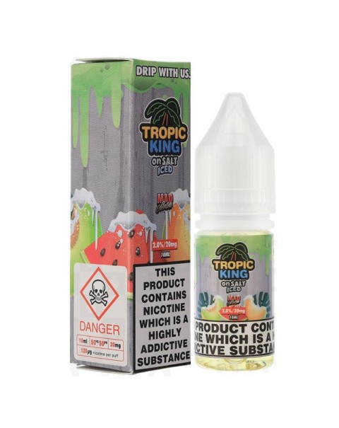 MAD MELON ICED NICOTINE SALT E-LIQUID BY TROPIC KING ON SALT