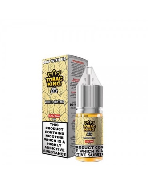 VANILLA CUSTARD NICOTINE SALT E-LIQUID BY TOBAC KING ON SALT