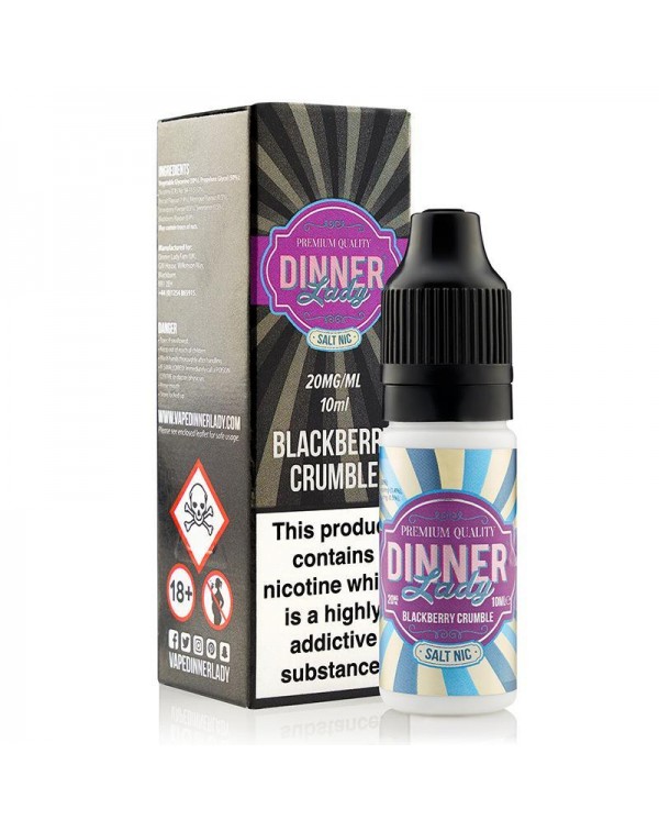 BLACKBERRY CRUMBLE NICOTINE SALT E-LIQUID BY DINNE...