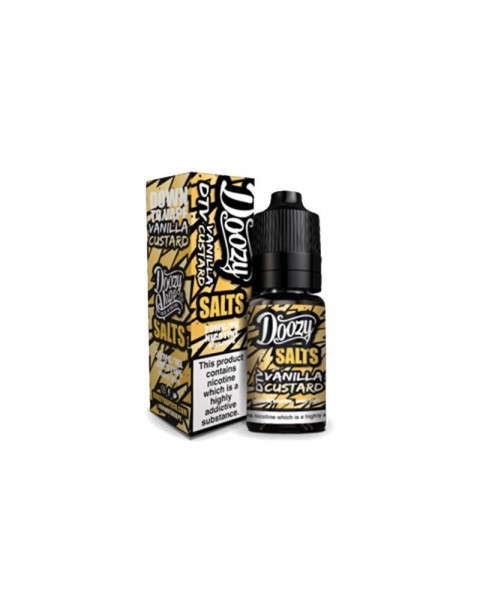 VANILLA CUSTARD NICOTINE SALT E-LIQUID BY DOOZY SALTS