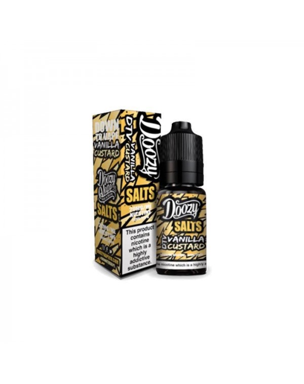 VANILLA CUSTARD NICOTINE SALT E-LIQUID BY DOOZY SA...