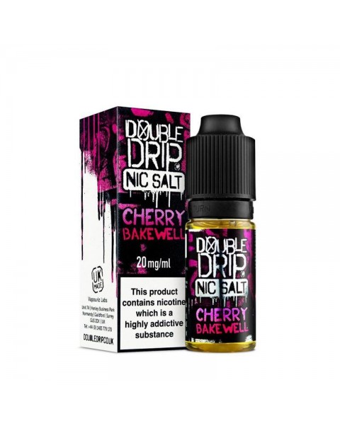 CHERRY BAKEWELL NIC SALT E-LIQUID BY DOUBLE DRIP