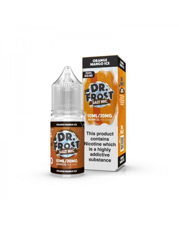 ORANGE MANGO ICE NICOTINE SALT E-LIQUID BY DR FROS...