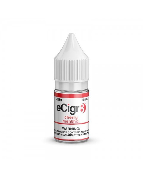 CHERRY MENTHOL NICOTINE SALT E-LIQUID BY ECIGR8 Nic Salts, Brand_ECIGR8 Salts