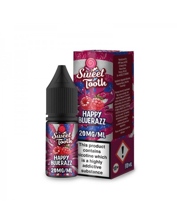 HAPPY BLUERAZZ NICOTINE SALT E-LIQUID BY SWEET TOO...