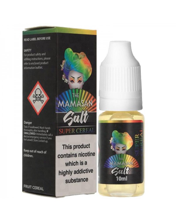 SUPER CEREAL NICOTINE SALT E-LIQUID BY THE MAMASAN...